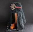 Photo3: Antique Japanese Fireman's Cloth Helmet HIKESI Tobiguchi Late 1800's  Meiji era (3)