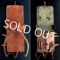  Antique Japanese Randoseru Back Pack Leather Bag Army Early 1900s