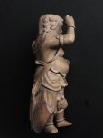 Photo3: Great work Antique japanese KOMOKUTEN wooden statue Buddhism  Late 1800s (3)