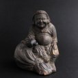 Photo3: Antique Japanese old pottery DAIKOKU God Statu edo Meiji era (3)