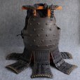 Photo1: Japanese Samurai All Iron YOROI Dou Armor Copper rivets (1)