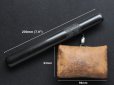 Photo4: Rare Japanese Antique Samurai TANTO Hidden Sword Tobacco case Edo (4)