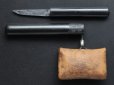 Photo2: Rare Japanese Antique Samurai TANTO Hidden Sword Tobacco case Edo (2)