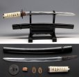 Photo1: Rare KOGARASU MARU Double edge Japanese Edo Samurai Sword WAKIZASHI Koshirae (1)