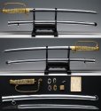 Photo1: Japanese Sword Officer GUNTO Edo Period Blade Signed KANESADA (1)