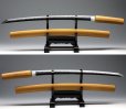 Photo2: Great HAMON 1600s Japanese Samurai Sword Long Wakizashi Signed OSAFUNE SUKESADA