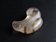 Photo8: Very rare Japanese Ancient Big Crystal MAGATAMA Large Fin Four hole Kofun Period