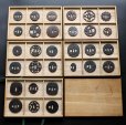 Photo2: Japanese Antique SAMURAI Tsuba 30 pieces Set w/Collection box KATANA WAKIZASHI (2)