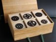 Photo3: Japanese Antique SAMURAI Tsuba 30 pieces Set w/Collection box KATANA WAKIZASHI (3)