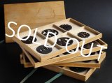 Japanese Antique SAMURAI Tsuba 30 pieces Set w/Collection box KATANA WAKIZASHI