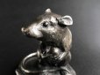 Photo6: Vintage Japanese Mouse Bronze Statue Figurine Artist Marked SUGA GESSHIN