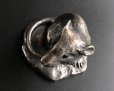 Photo9: Vintage Japanese Mouse Bronze Statue Figurine Artist Marked SUGA GESSHIN