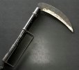 Photo4: Antique Japanese Samurai Ninja KUSARIGAMA Big Sickle & Long Chain Edo