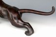 Photo16: Great Antique Japanese Meiji Big Tiger Bronze Statue by OMORI MITSUMOTO 26 inch