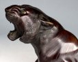 Photo10: Great Antique Japanese Meiji Big Tiger Bronze Statue by OMORI MITSUMOTO 26 inch