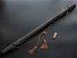 Photo2: Antique Japanese Lacquered YADUTSU arrow case & Four original arrows Meiji