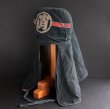 Photo3: Antique Japanese Fireman's Cloth Helmet HIKESI Tobiguchi Late 1800's  Meiji era