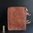 Photo2:  Antique Japanese Randoseru Back Pack Leather Bag Army Early 1900s