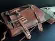 Photo5:  Antique Japanese Randoseru Back Pack Leather Bag Army Early 1900s