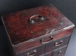 Photo5: Late 1800s Meiji Japanese Antique wooden 5 drawer Box