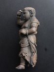 Photo5: Great work Antique japanese KOMOKUTEN wooden statue Buddhism  Late 1800s