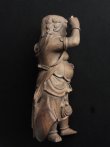 Photo3: Great work Antique japanese KOMOKUTEN wooden statue Buddhism  Late 1800s