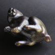 Photo5: ANTEQUE JAPANESE OLD BRONZE RABBIT STATUE Late 1800s Meiji era