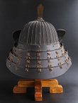 Photo3: Antique Japanese Samurai 32 KEN SUJI KABUTO Yoroi armor Iron helmet Edo Period