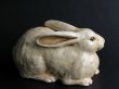 Photo2: Vintage Japanese Pottery crackle glaze RABBIT Statue Excellent Condition