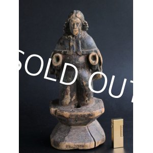 Photo: Antique Wooden Saint Statue 18th Century