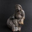 Photo2: Antique Japanese old pottery DAIKOKU God Statu edo Meiji era