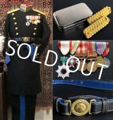 Photo: WWII Japanese Army Formal Jacket,Pants,GUNTO Sword Belt,6 Medals,Shoulder Boards