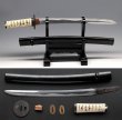 Photo1: Rare KOGARASU MARU Double edge Japanese Edo Samurai Sword WAKIZASHI Koshirae