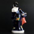 Photo4: Antique Japanese Fine Porcelain Geisha Girl took off kimono Statue figurine