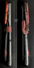 Photo4: 1800s Antique Japanese Edo samurai YAZUTSU arrow bow case Wooden lacquered crest