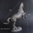 Photo4: Antique Japanese Bronze Success prancing Horse Statue Meiji Era