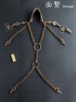 Photo2: 1800s Japanese Edo Samurai Horse tack OMOGAI bridle harness armor Family crest