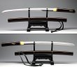 Photo2: Rare Long KANMURI OTOSHI Edo Samurai Sword Beautiful Blade & Lacquered KOSHIRAE