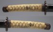 Photo5: Great HAMON 1600s Edo Samurai Sword Long Wakizashi Signed KUNISHIGE Koshirae