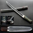 Photo1: Fine 1600s Japanese Full Polished Sword Samurai Family crest Aikuchi Koshirae