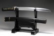 Photo2: Fine 1600s Japanese Full Polished Sword Samurai Family crest Aikuchi Koshirae