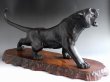 Photo4: Antique Japanese Meiji Signed TSUNEMITSU Bronze Tiger Big Statue 60cm Glass eyes