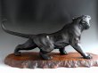 Photo6: Antique Japanese Meiji Signed TSUNEMITSU Bronze Tiger Big Statue 60cm Glass eyes