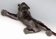 Photo9: Great Antique Japanese Meiji Big Tiger Bronze Statue by OMORI MITSUMOTO 26 inch