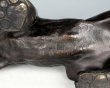 Photo8: Great Antique Japanese Meiji Big Tiger Bronze Statue by OMORI MITSUMOTO 26 inch